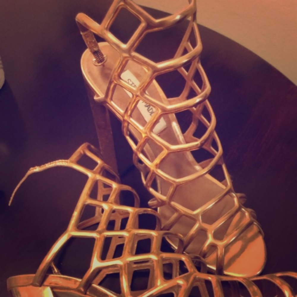 Steve Madden caged heels!